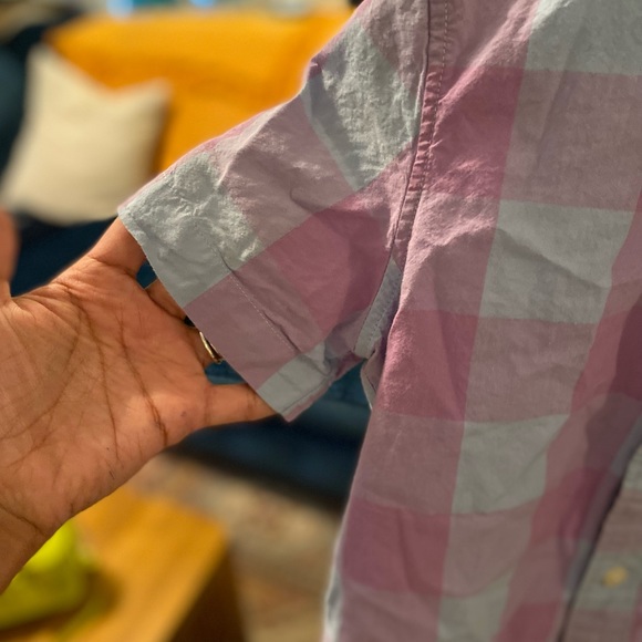 Boys Gap Gingham Button Down, 4T - Picture 4 of 4